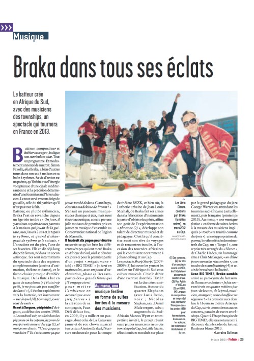 Braka dans tous ses éclats