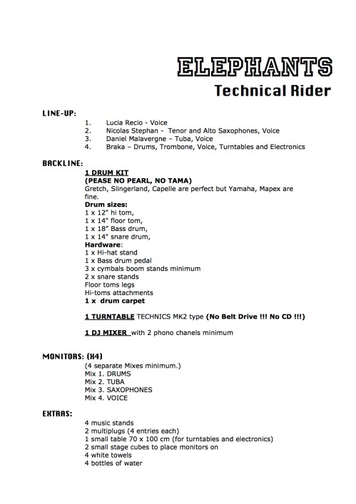 ElephantsTechnicalRider